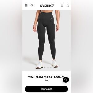 Gymshark VITAL SEAMLESS 2.0
LEGGINGS | black marl size L